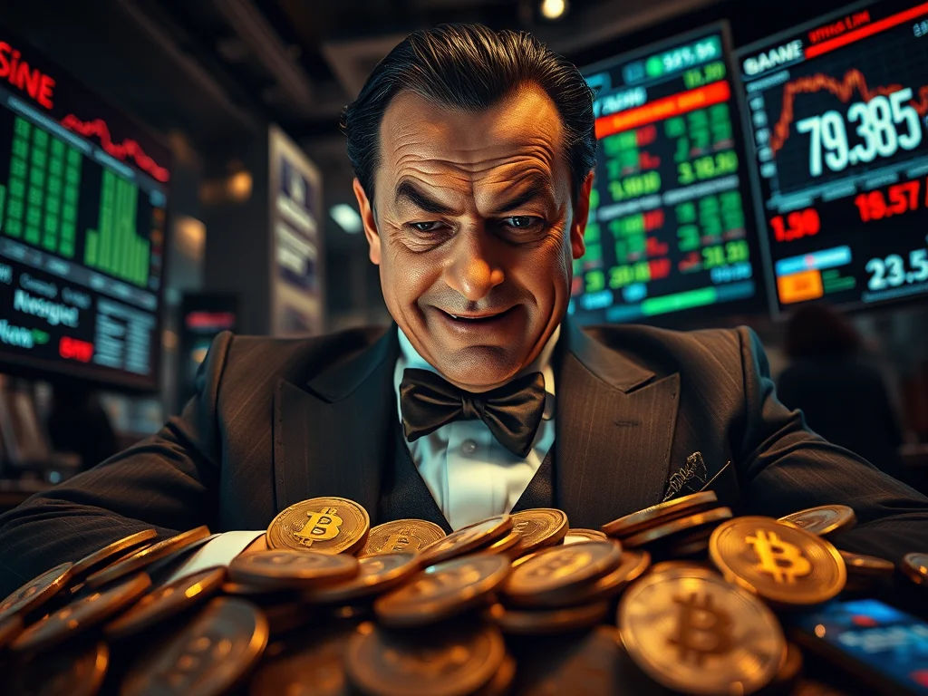 Itaú defende restrição a saques de criptomoedas: "Evolução" 1 Banqueiro louco por criptomoedas. Imagem ilustrativa.