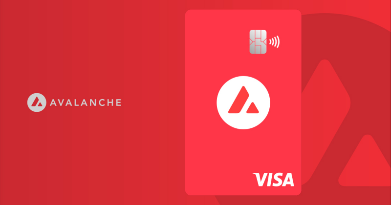 Avalanche Card em parceria com Visa.