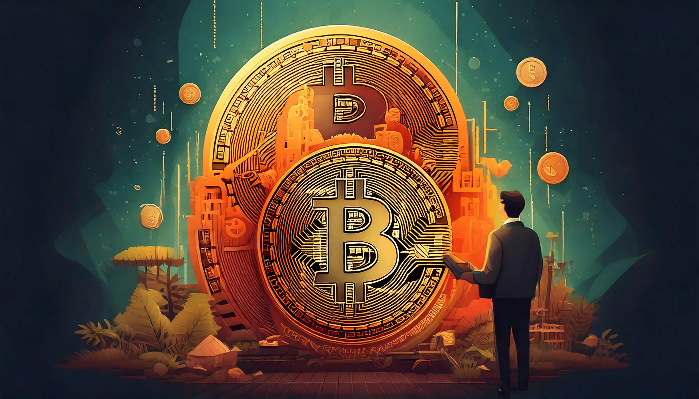 Qual o valor máximo que o Bitcoin pode chegar?. Imagem: IA.