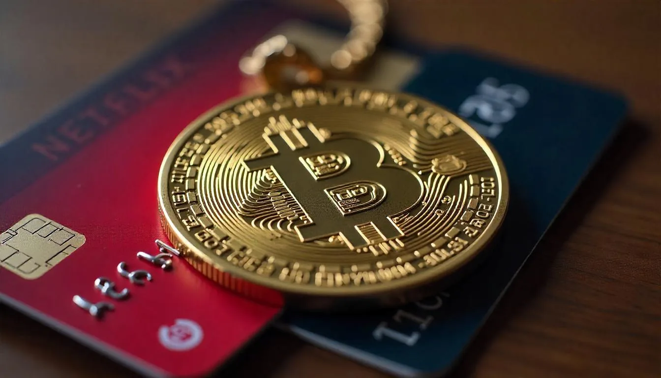Corretora lança cartão cripto com cashback, Spotify e Netflix de graça no Brasil 1 Cartão internacional da Crypto.com. Imagem: IA
