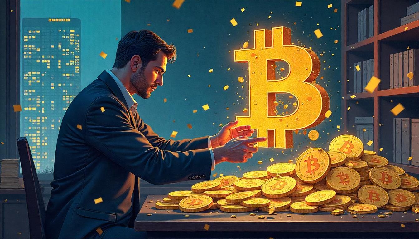 Méliuz propõe mudança para investir ainda mais em Bitcoin 1 Méliuz investe em Bitcoin. Imagem: IA
