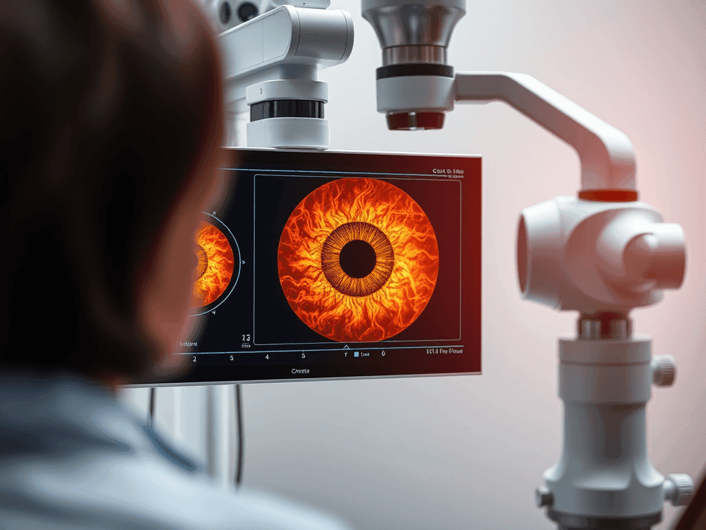 Inteligência Artificial Revoluciona Diagnóstico de Glaucoma no Brasil 1 IA detecta glaucoma com imagem única. imagem: IA
