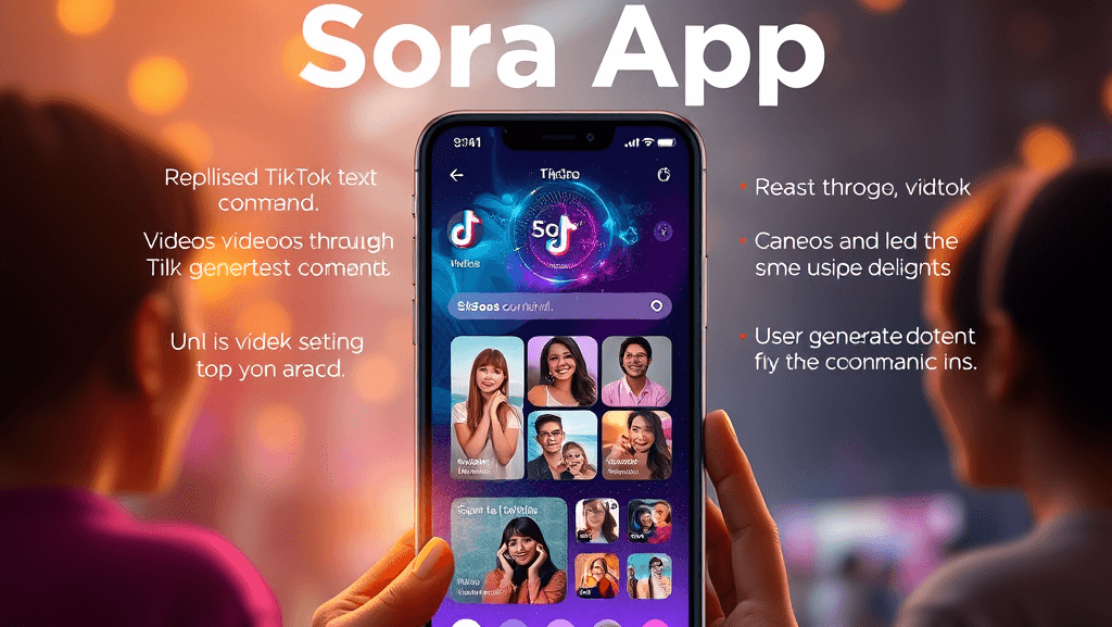 OpenAI lança Sora App, rival do TikTok 1 OpenAI lança Sora App, rival do TikTok. imagem: IA