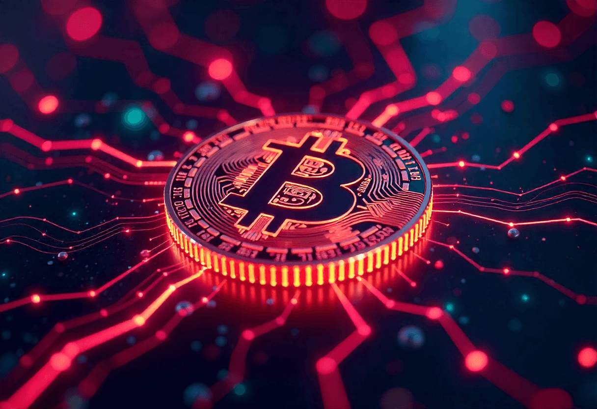 Adam Back destrói narrativa do risco quântico no BTC 1 Representação do risco quântico no Bitcoin com proteção criptográfica.