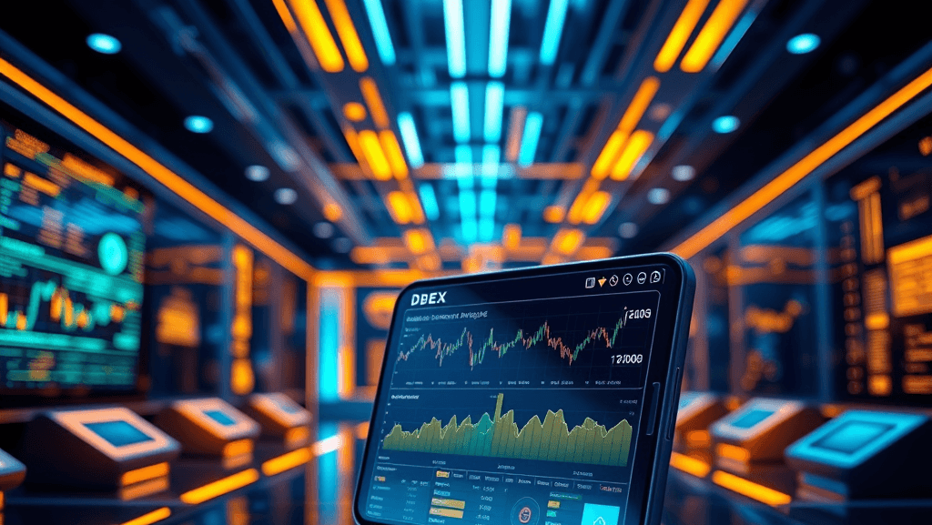 DeFi em 2026: Tela de análise de dados financeiros.