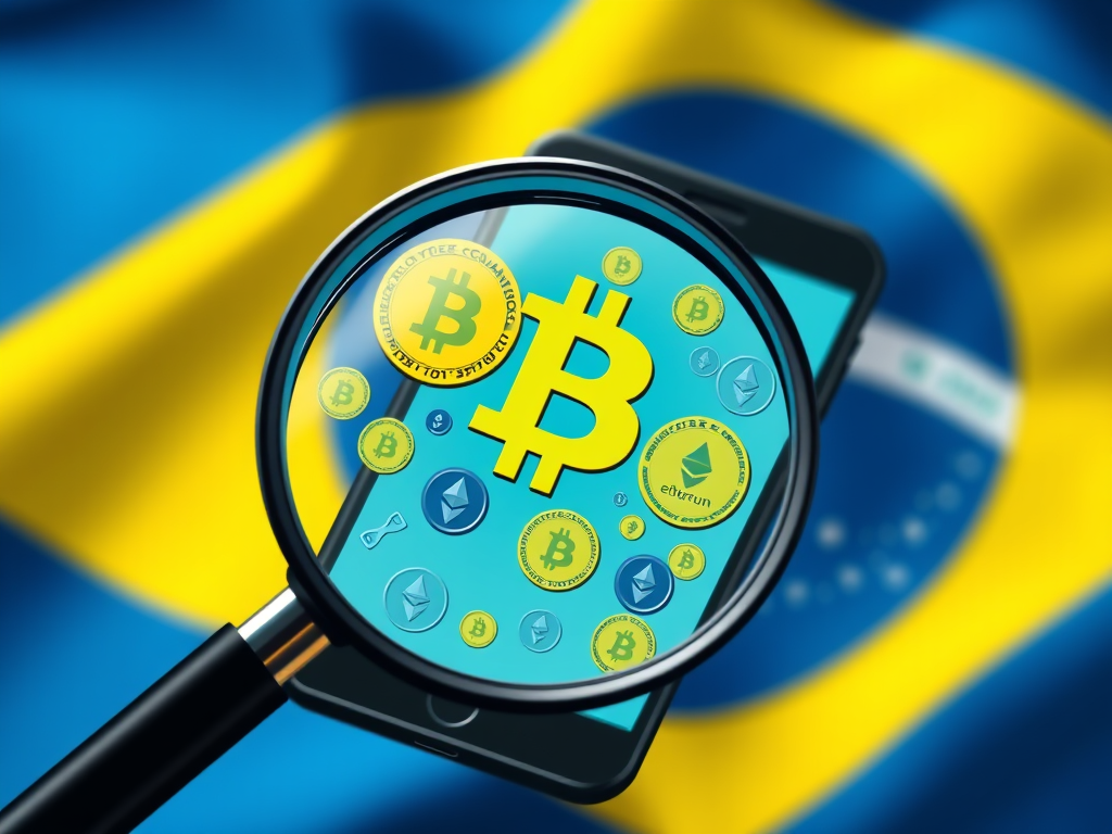 Criptomoedas estão inclusas na declaração pré-preenchida do IR 2026 1 Declaração pré-preenchida do IR 2026 com ícones de criptomoedas integrados ao formulário da Receita Federal