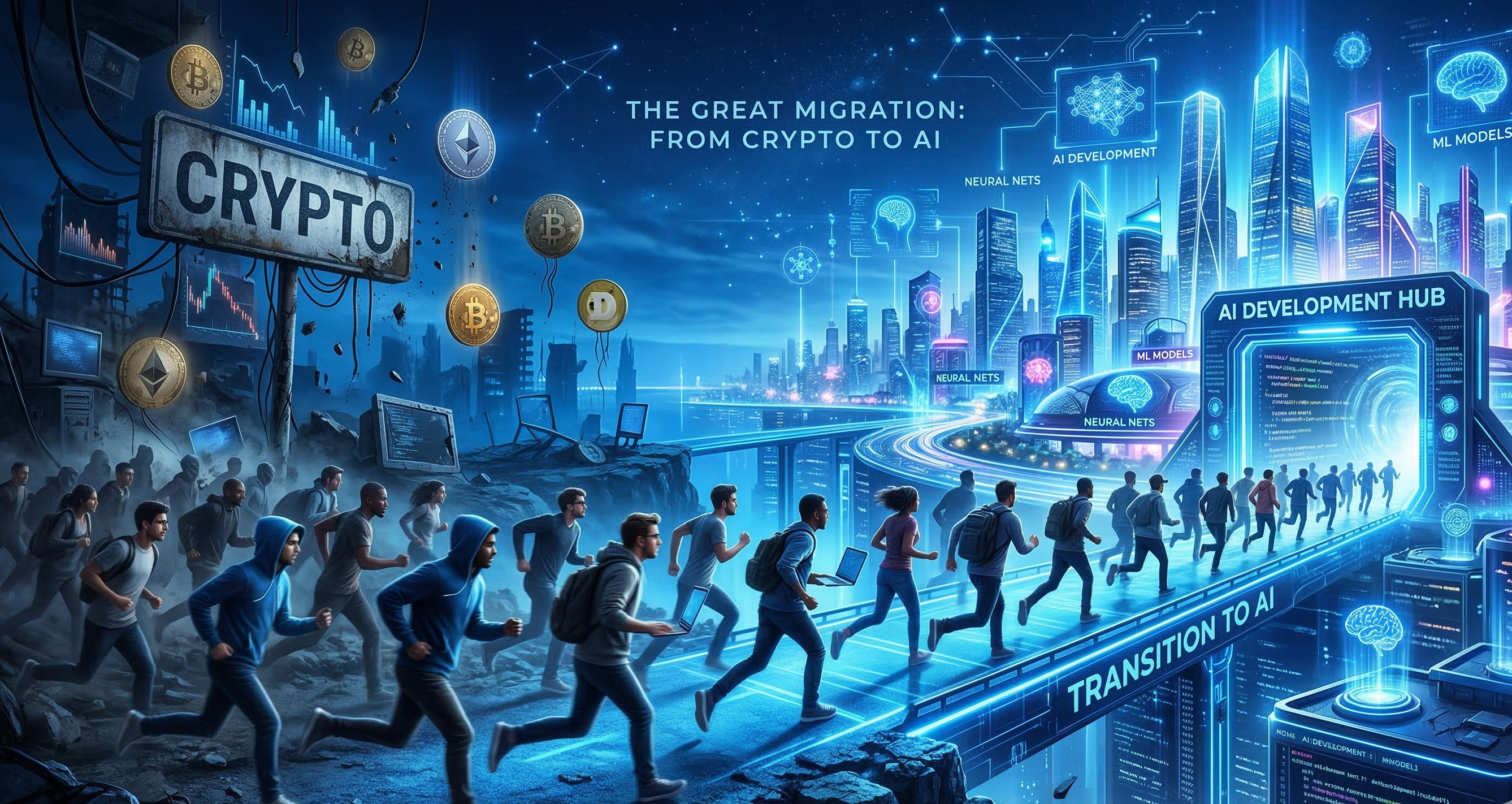 Ethereum e Solana perdem 40% dos devs para projetos de IA 11 Ethereum e Solana perdem 40% dos devs para projetos de IA