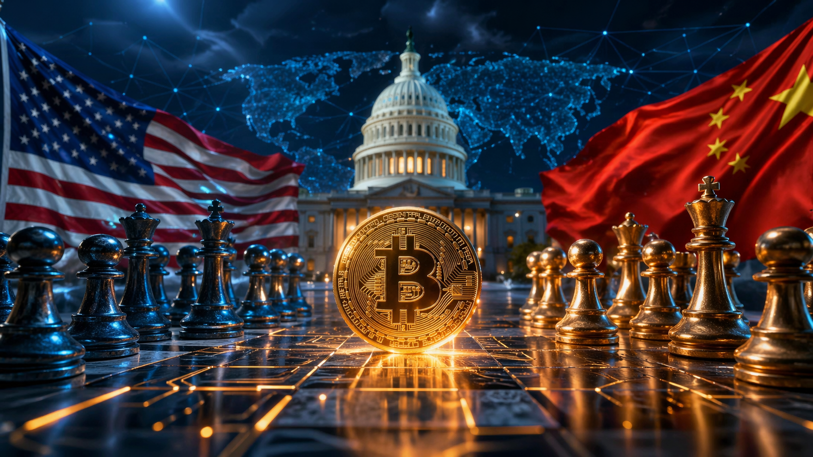 Bitcoin entra na estratégia dos EUA em disputa com a China 1 Bitcoin como ferramenta estratégica em debate no Senado dos EUA com cenário tecnológico e geopolítico