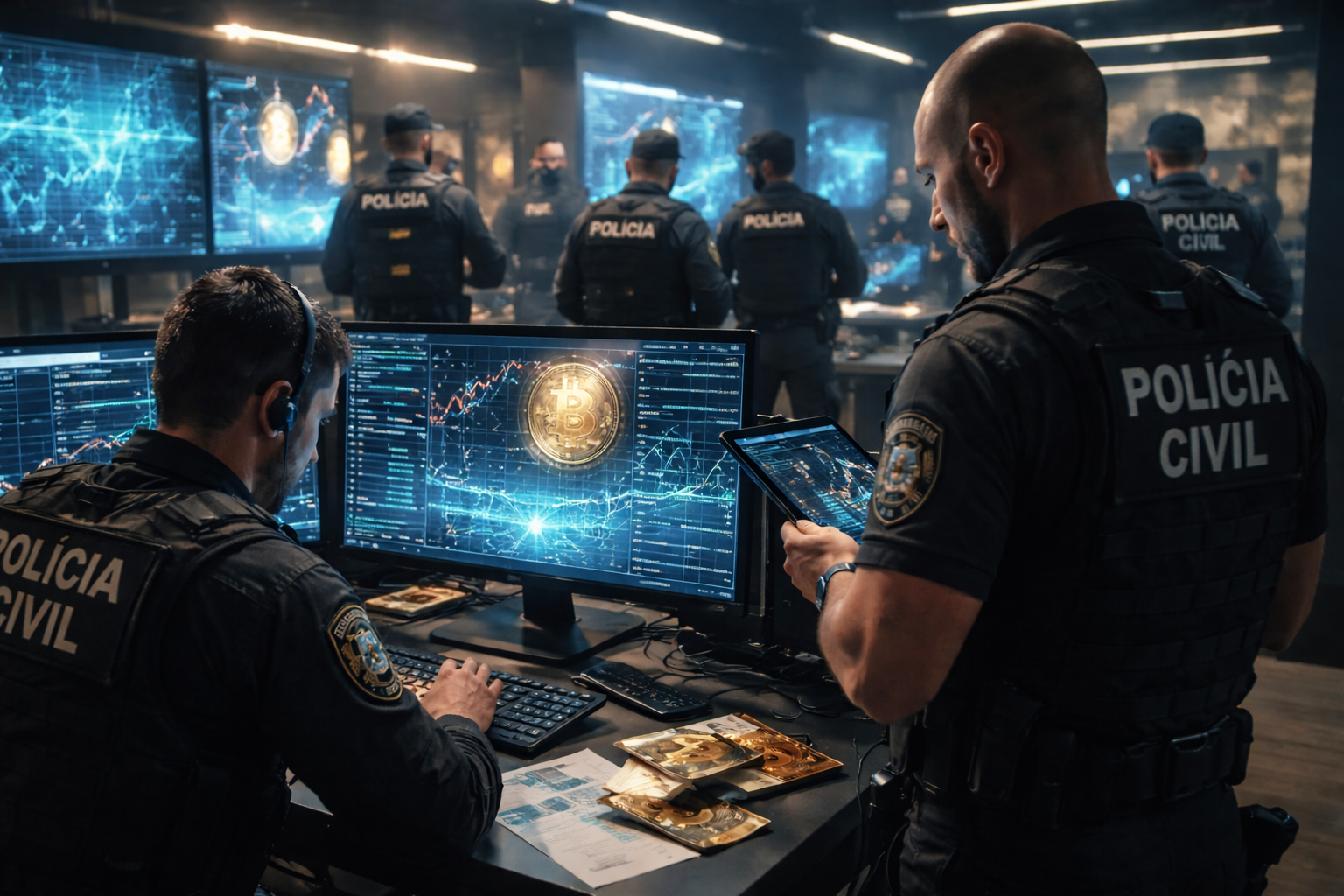 PCDF desarticula esquema milionário com criptomoedas 1 Operação policial contra esquema com criptomoedas e análise de transações digitais