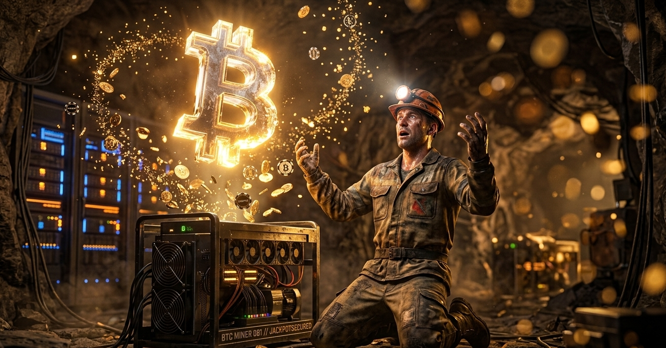 Minerador acerta “loteria” e leva R$ 1,1 milhão em BTC 10 Minerador acerta “loteria” e leva R$ 1,1 milhão em BTC