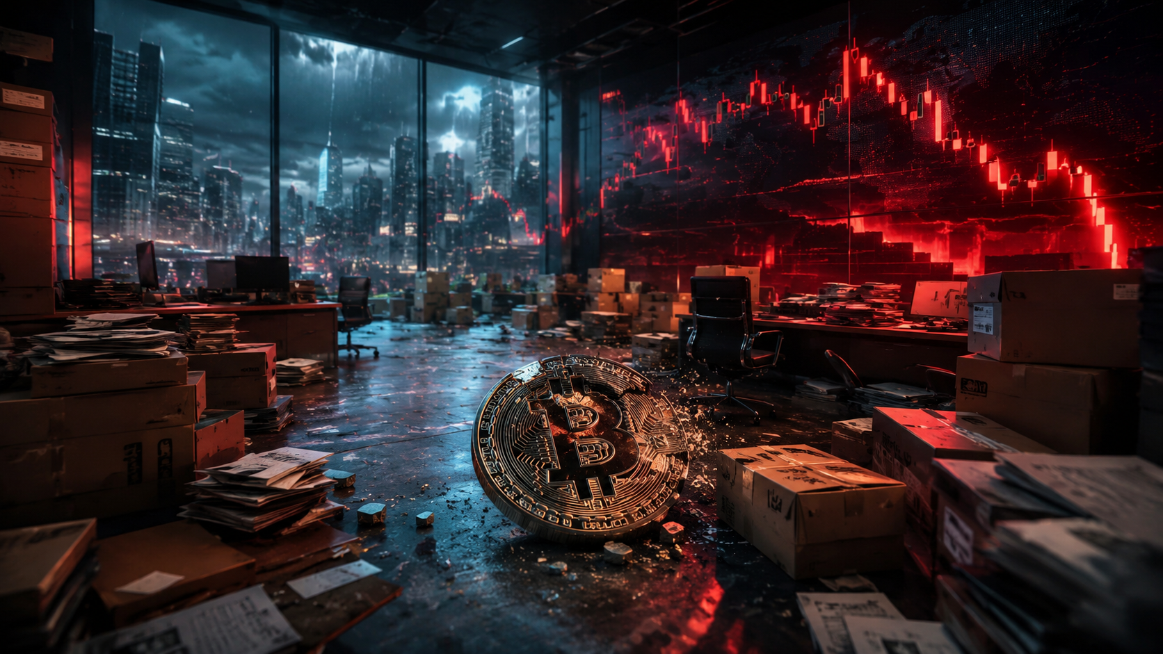 Empresas cripto encerram operações em meio à queda do mercado 1 Empresas de criptomoedas encerrando operações durante queda do mercado cripto