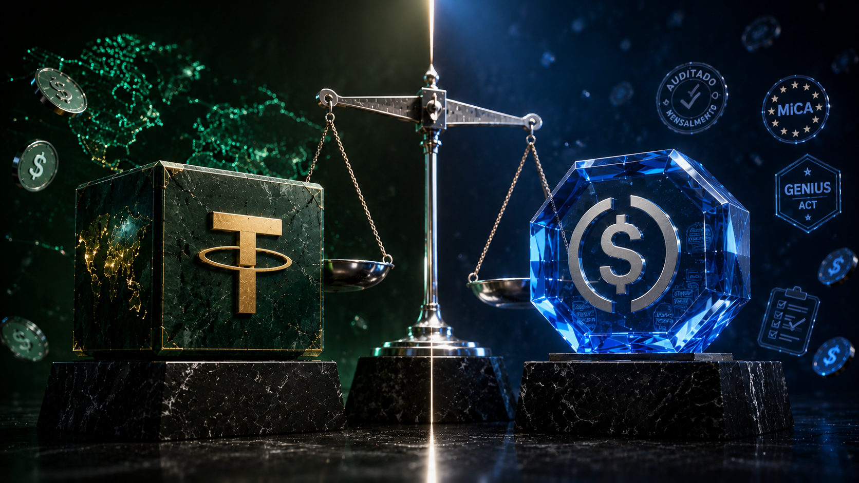 USDT vs USDC: qual é a diferença entre as duas maiores stablecoins do mundo