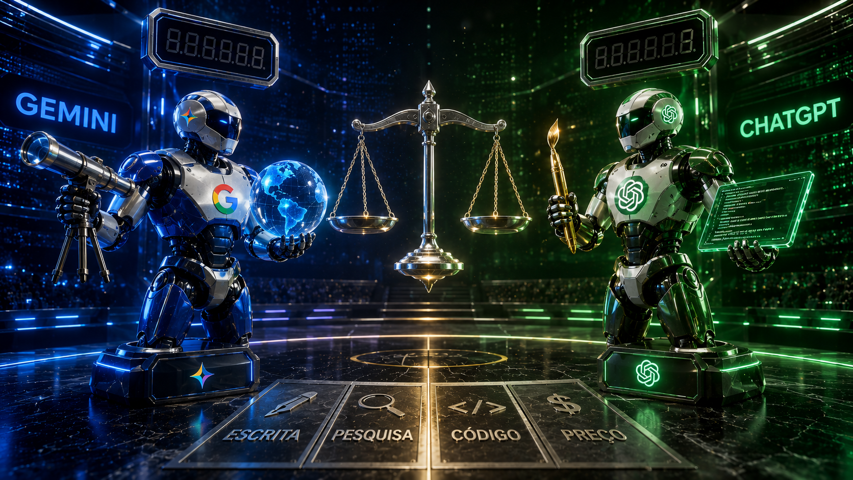 Google Gemini vs ChatGPT: qual é melhor em 2026?