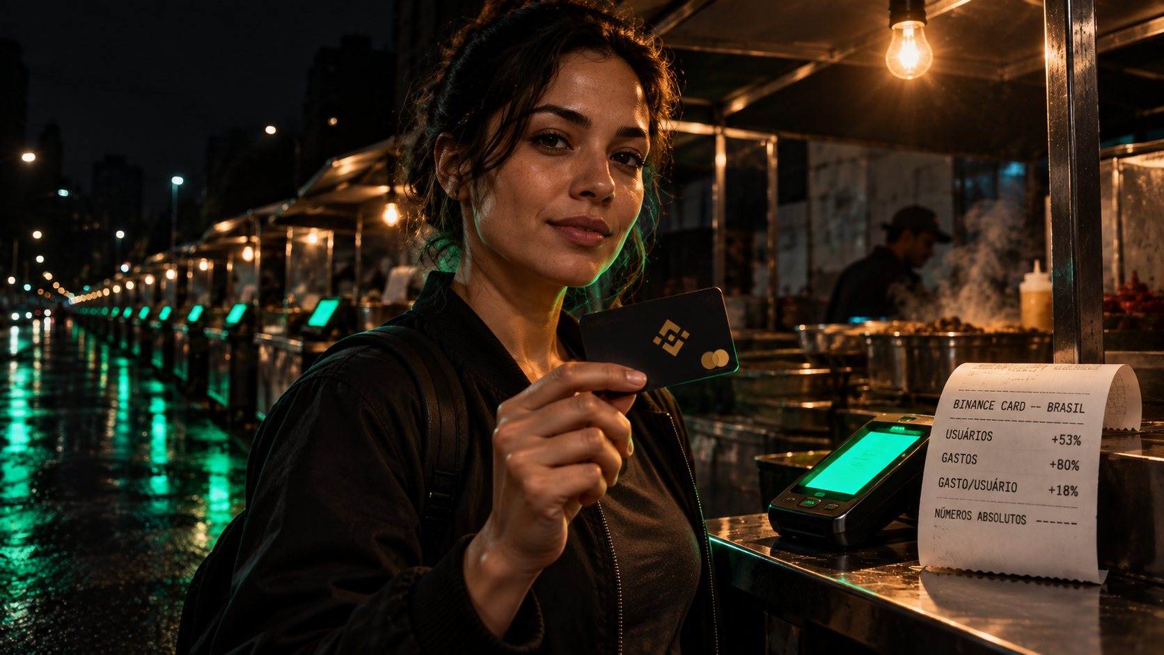 Binance Card cresce 53% no Brasil