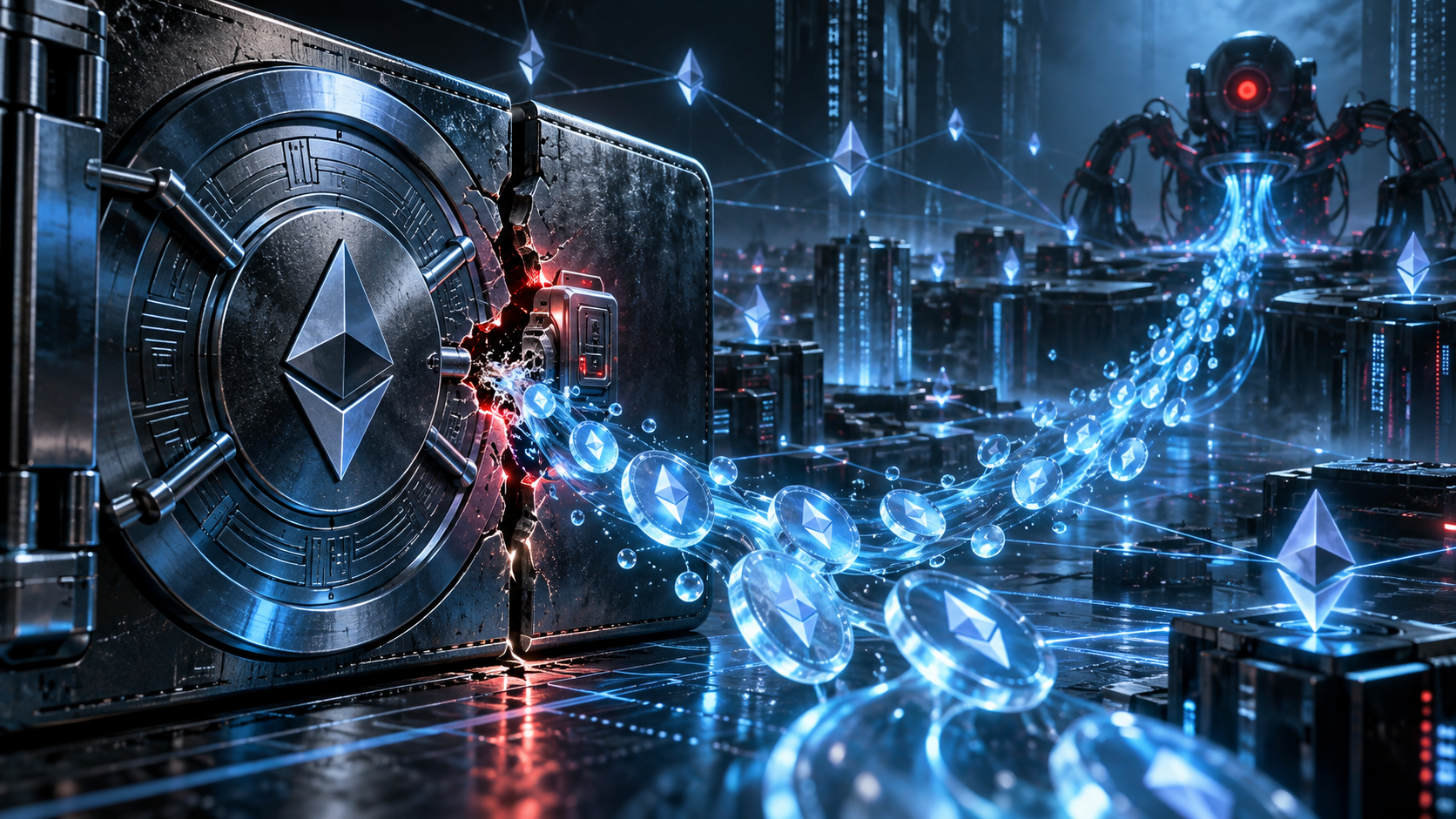 Falha em carteira cripto causa perda de US$ 7,8 milhões 1 Falha em carteira cripto permite retirada de US$ 7,8 milhões em rsETH.