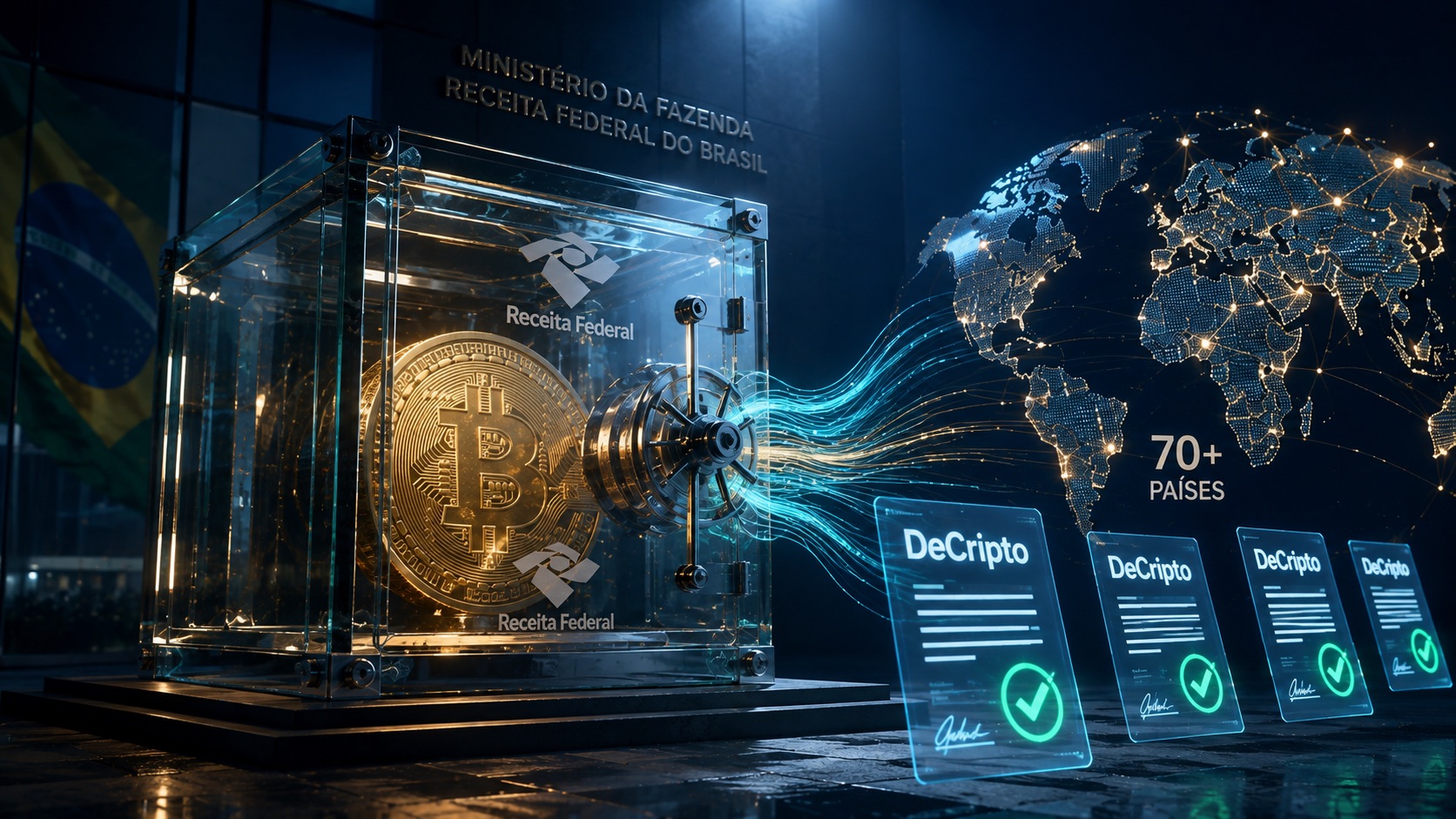DeCripto: Receita Federal vai monitorar criptoativos no exterior