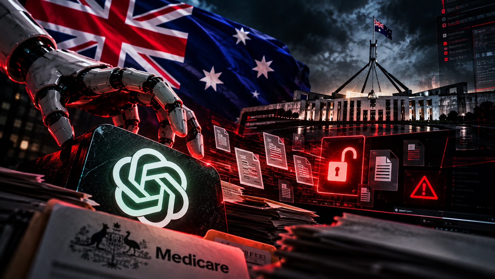 Agente de IA da OpenAI invadiu portal do governo da Austrália 1 Agente de IA da OpenAI invade sistema do governo da Austrália.