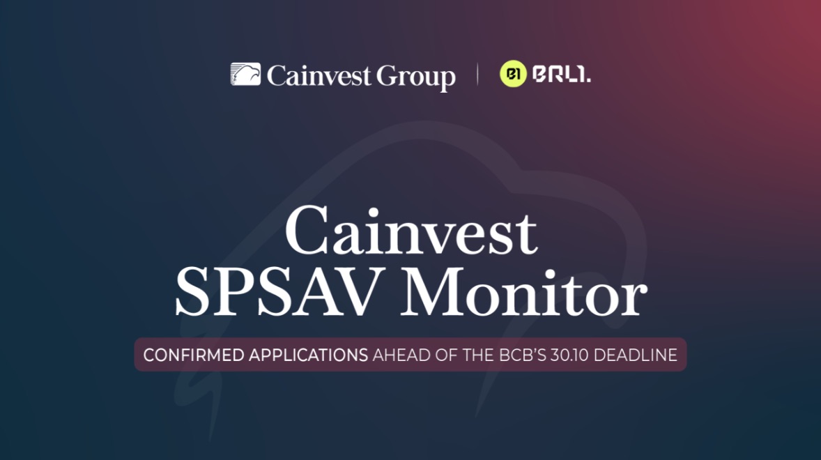 Cainvest lança monitor de licenças cripto no Banco Central